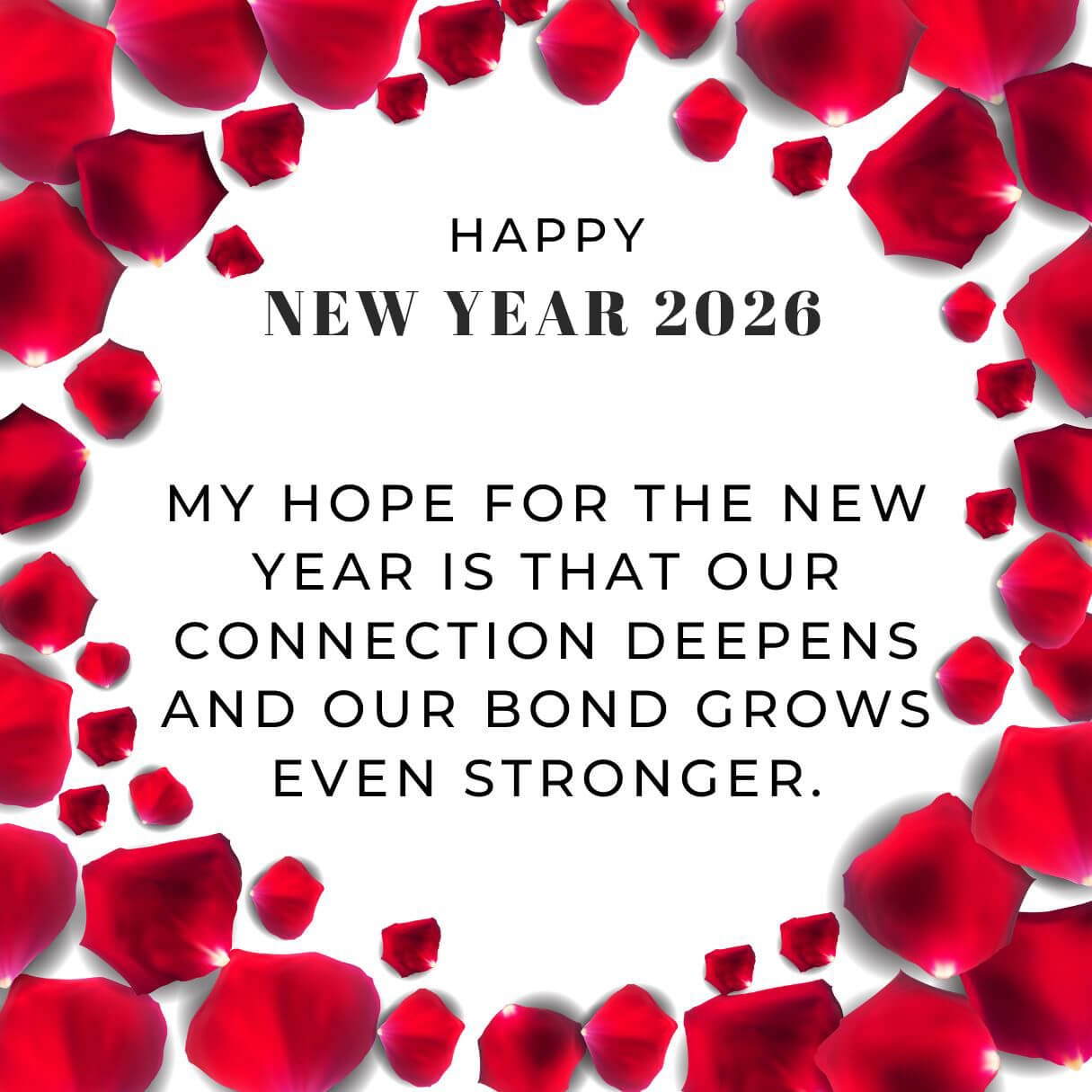 White And Pink Happy New Year Wishes For Crush 2026