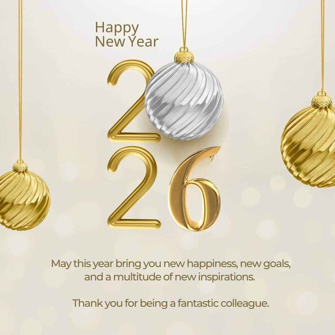 2026 Happy New Year Wishes For Collegues And Team Members