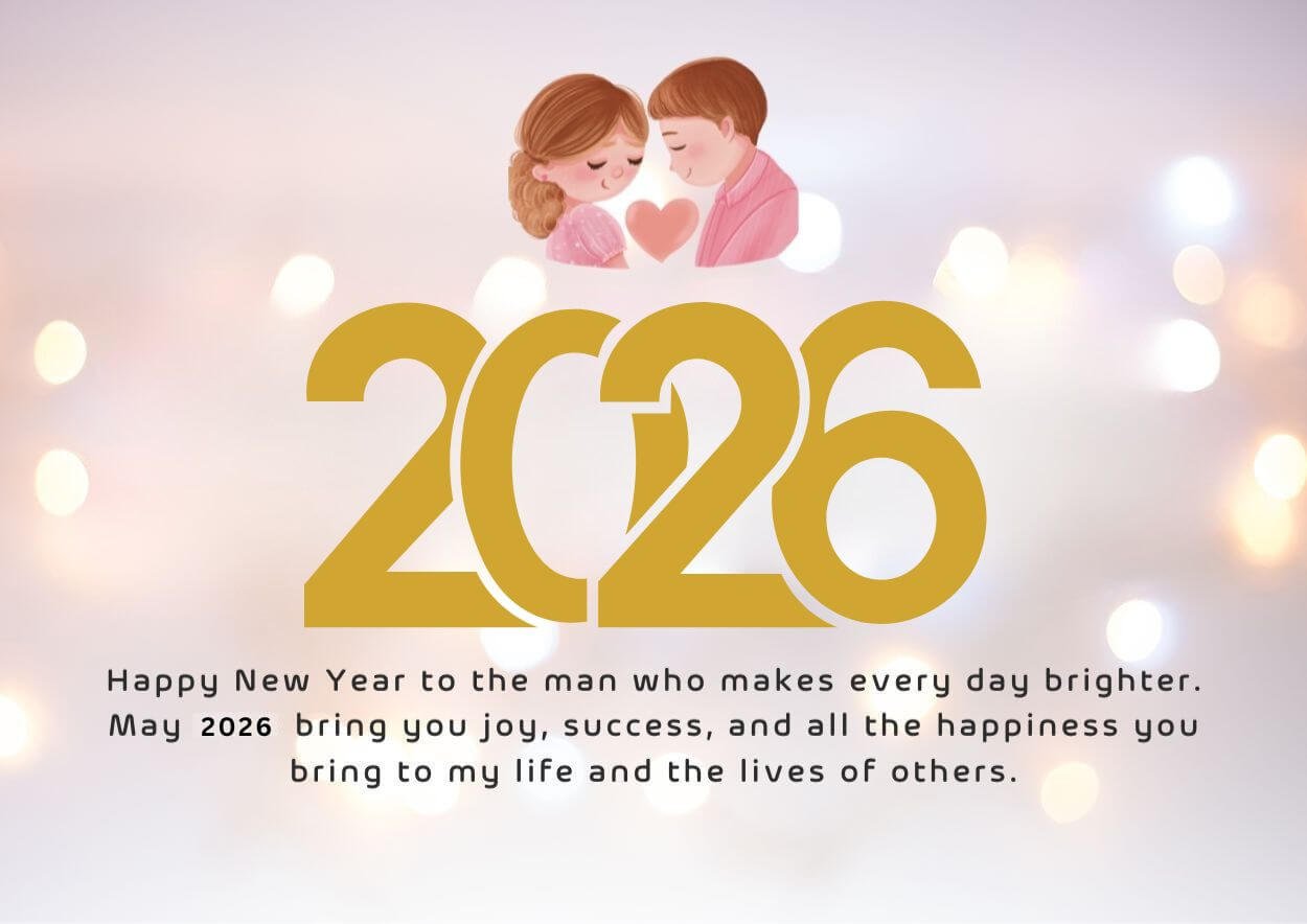 2026 Happy New Year Wishes For My Boyfriend Landscape