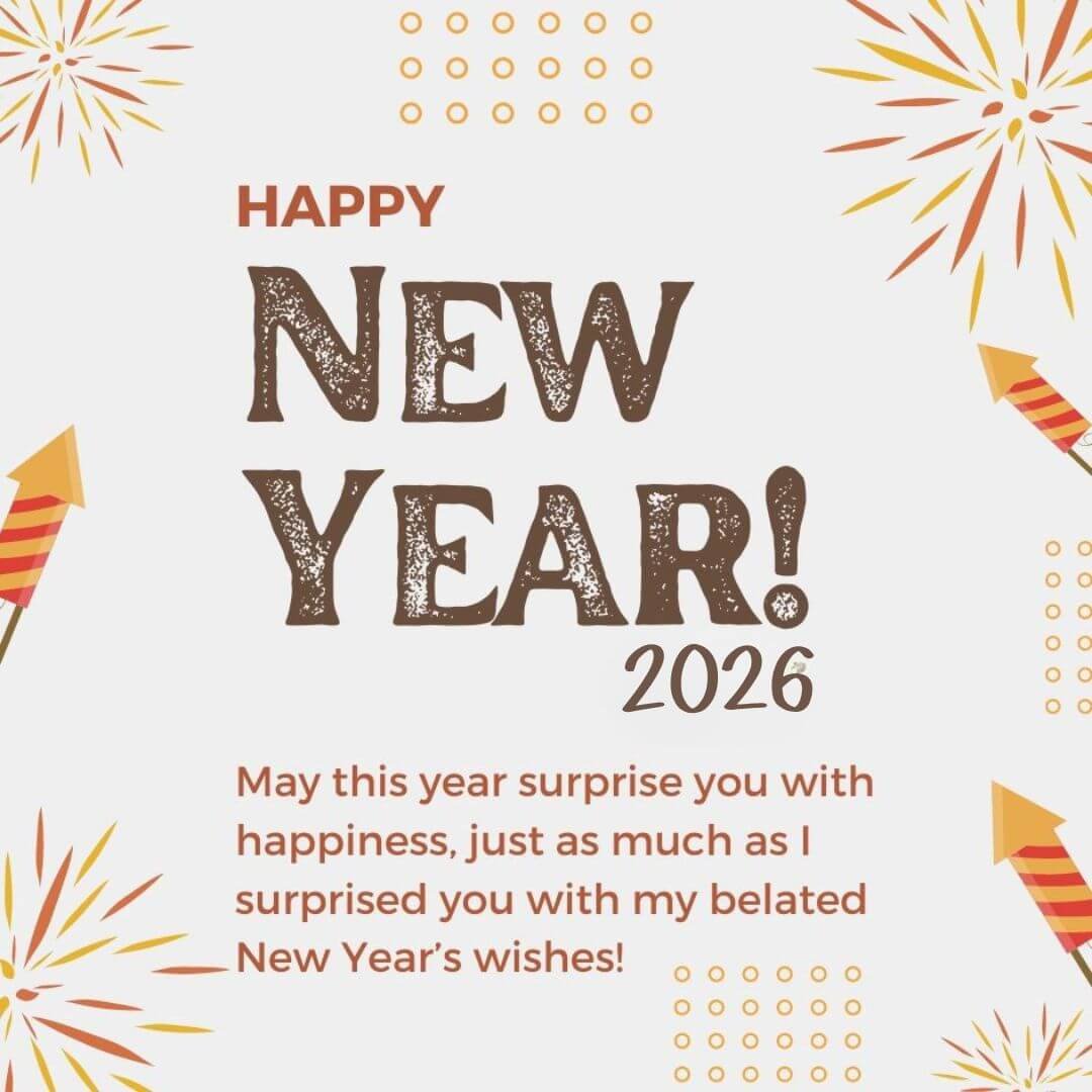 2026 Late New Year Wishes With Image