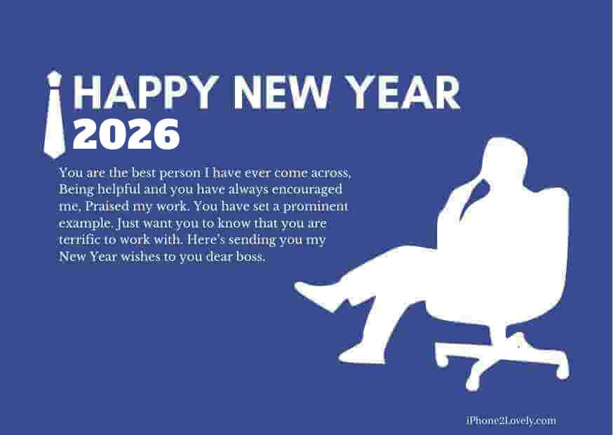 Cool Boss Happy New Year Wishes 2026