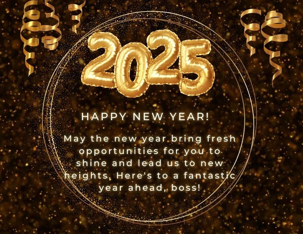 Happy New Year 2025 Wishes For Boss