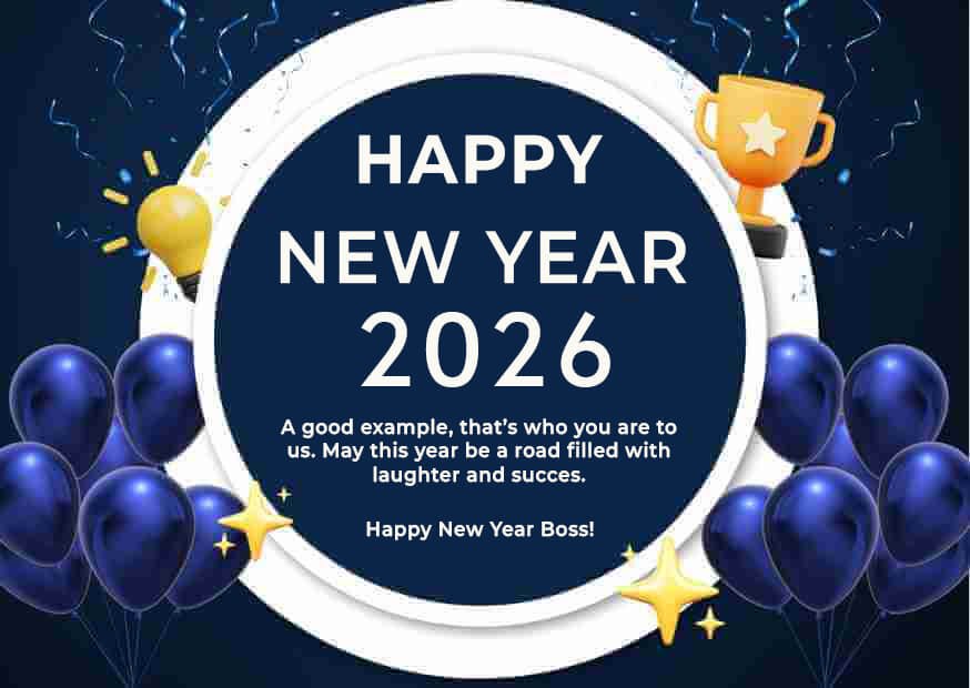 Read more about the article 50 Happy New Year Wishes for Boss to Inspire (2026)