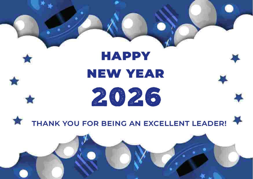 Happy New Year 2026 Wishes For Team Leader Boss And Mentors
