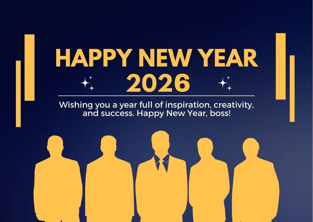 Happy New Year Wishes 2026 For Team Boss