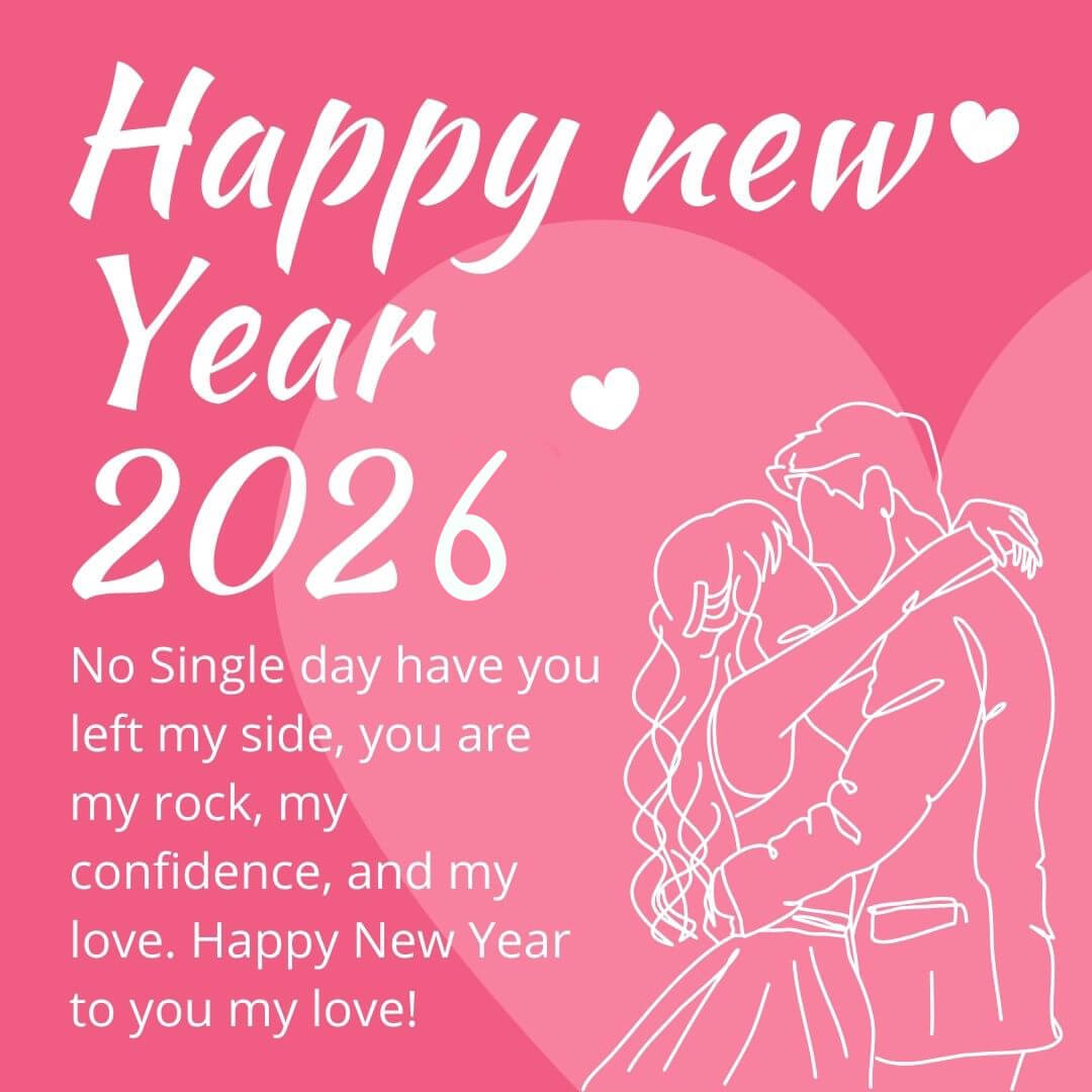 Happy New Year Wishes 2026 For Loving Boyfriend