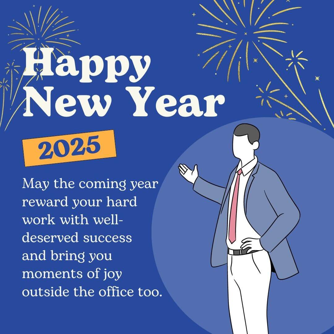 New Year 2025 Wishes For My Boss With Image