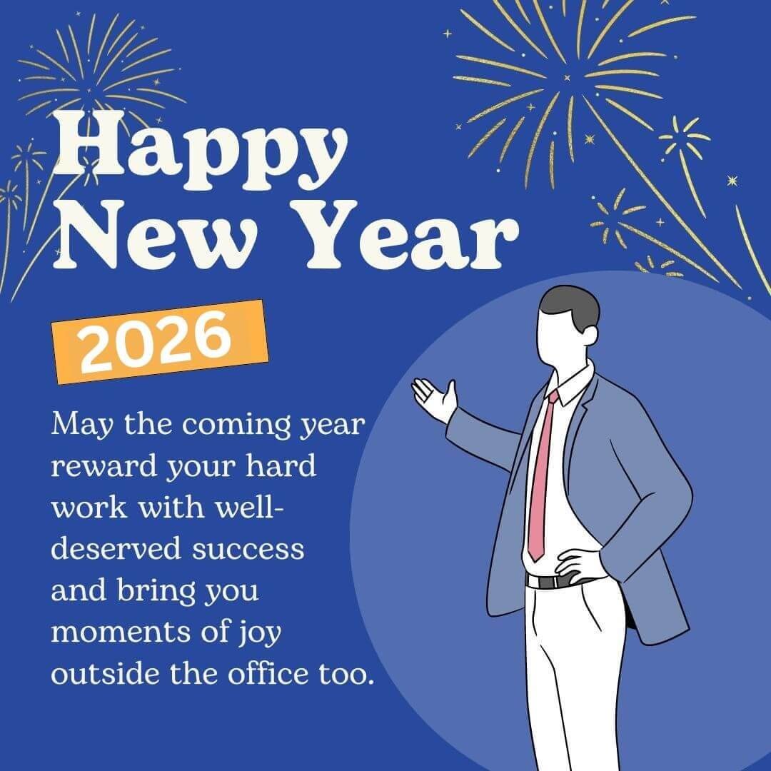 New Year 2026 Wishes For My Boss With Image