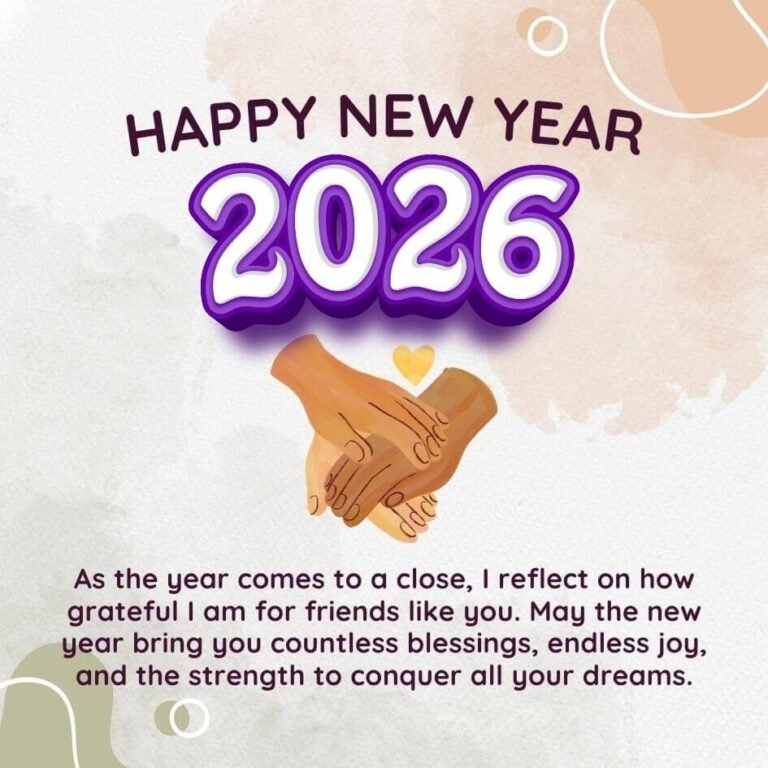 150+ Happy New Year 2026 Wishes for Bestie (Best Friends) - iPhone2Lovely