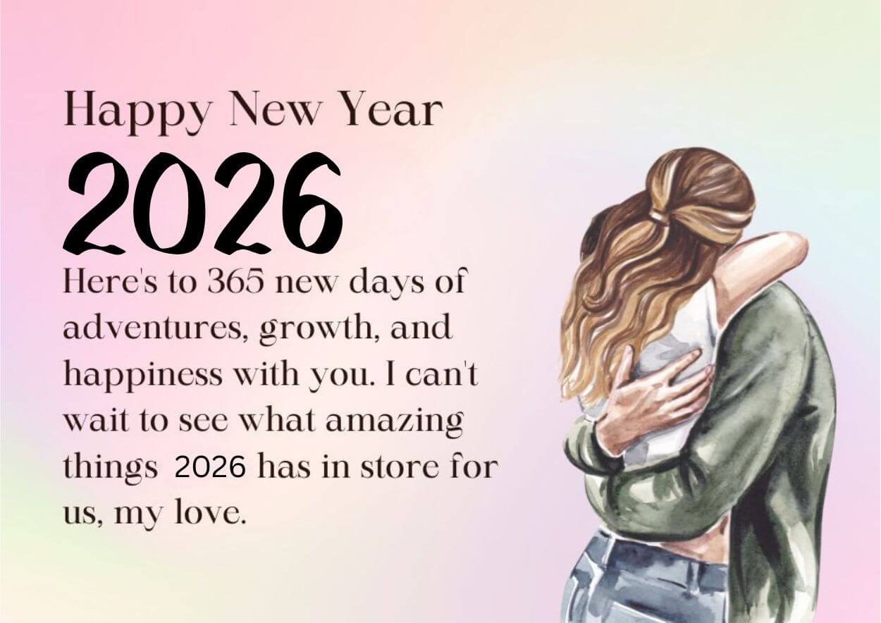 New Year 2026 Wishes For My Dear Lovely Boyfriend