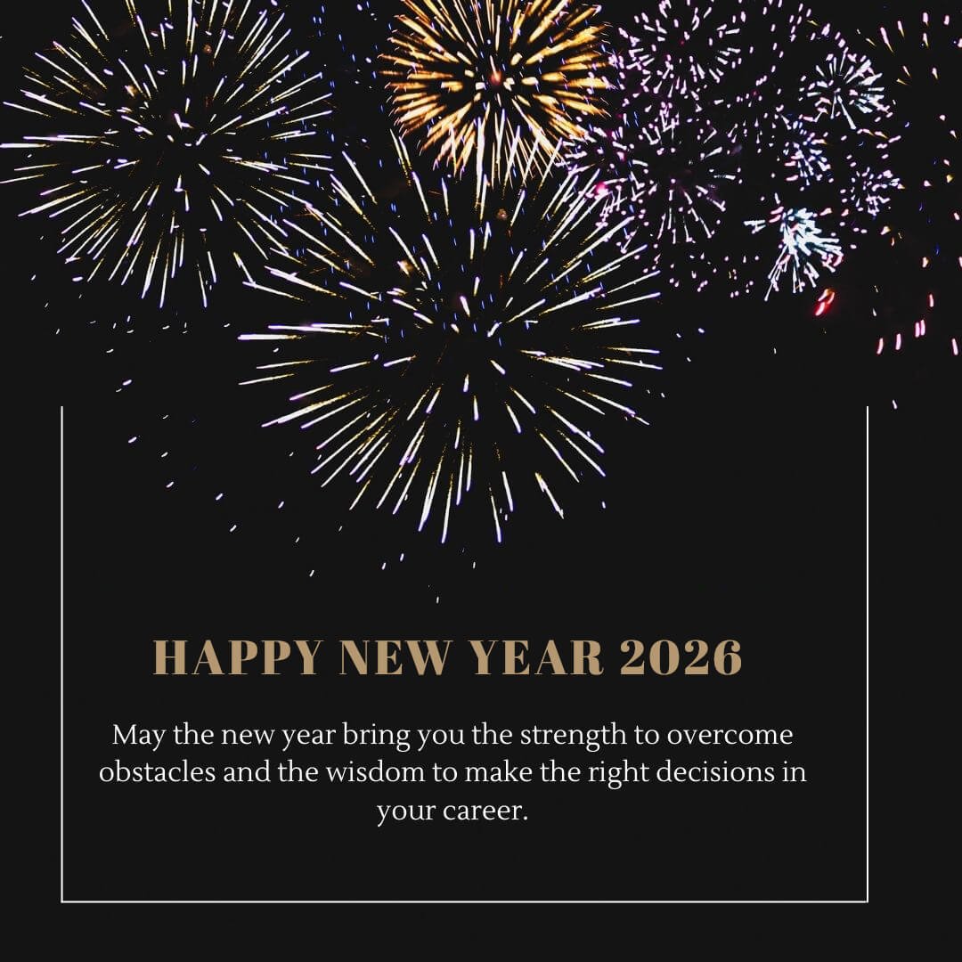 Professional 2026 Happy New Year Wishes For Collegues And Team Members