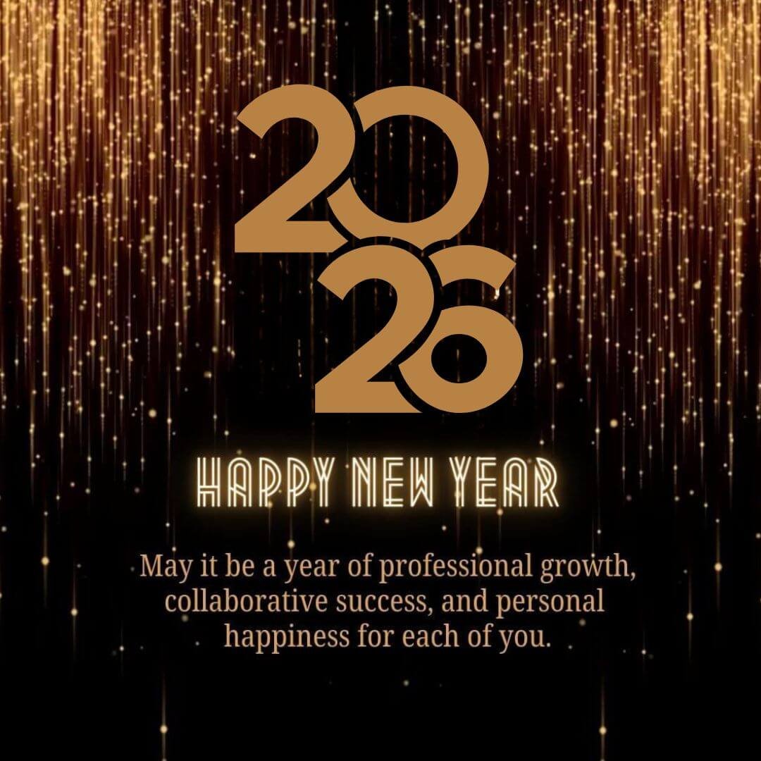 Professional Happy New Year Wishes For 2026 For Collegues And Team Members