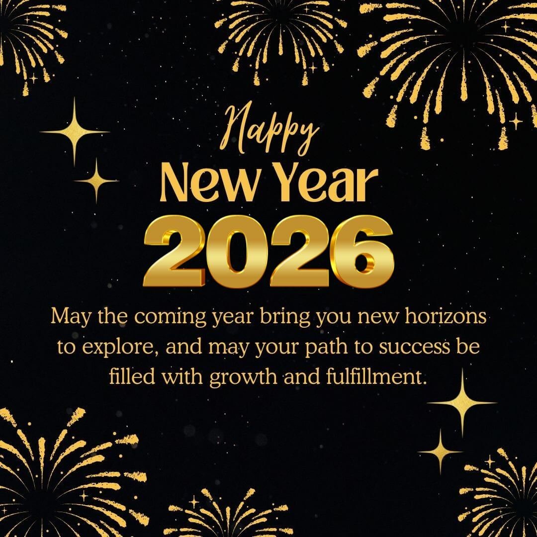 Professional New Year Wishes 2026 With Images