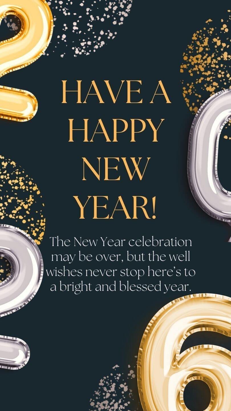 Belated New Year 2026 Wishes Status