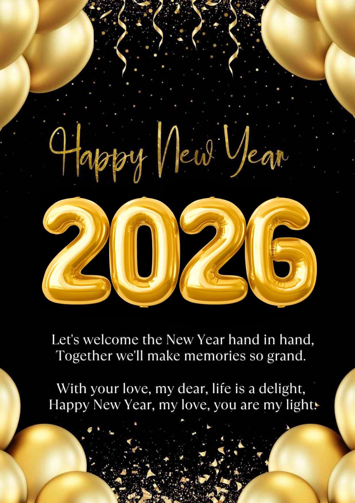 Read more about the article 35+ Happy New Year Love Poems for Her 2026 With Images