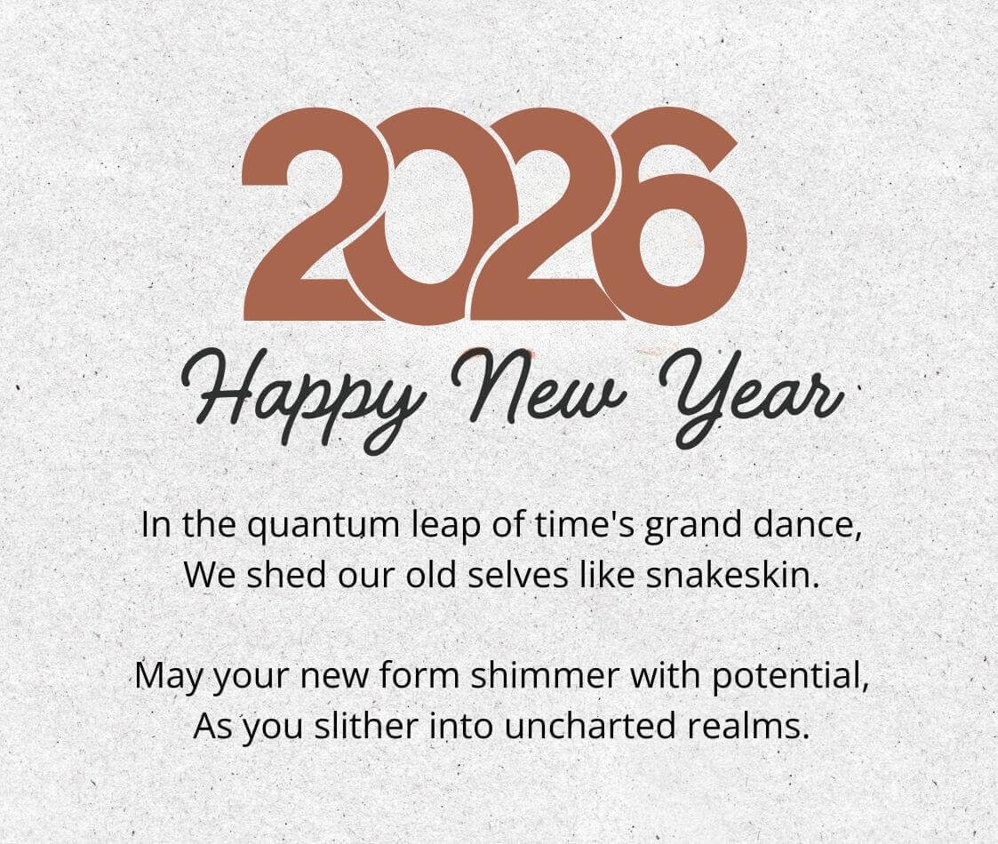 2026 Short New Year Poems For Friends And Family