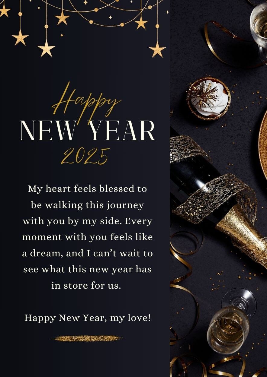 Happy New Year 2025 Wishes For Fiancé