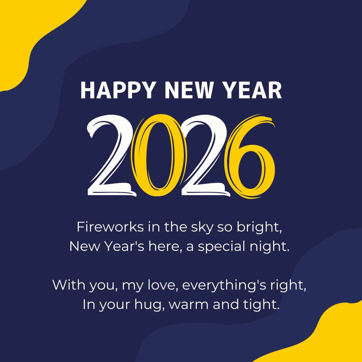 Happy New Year Poems Wishes For Him 2026