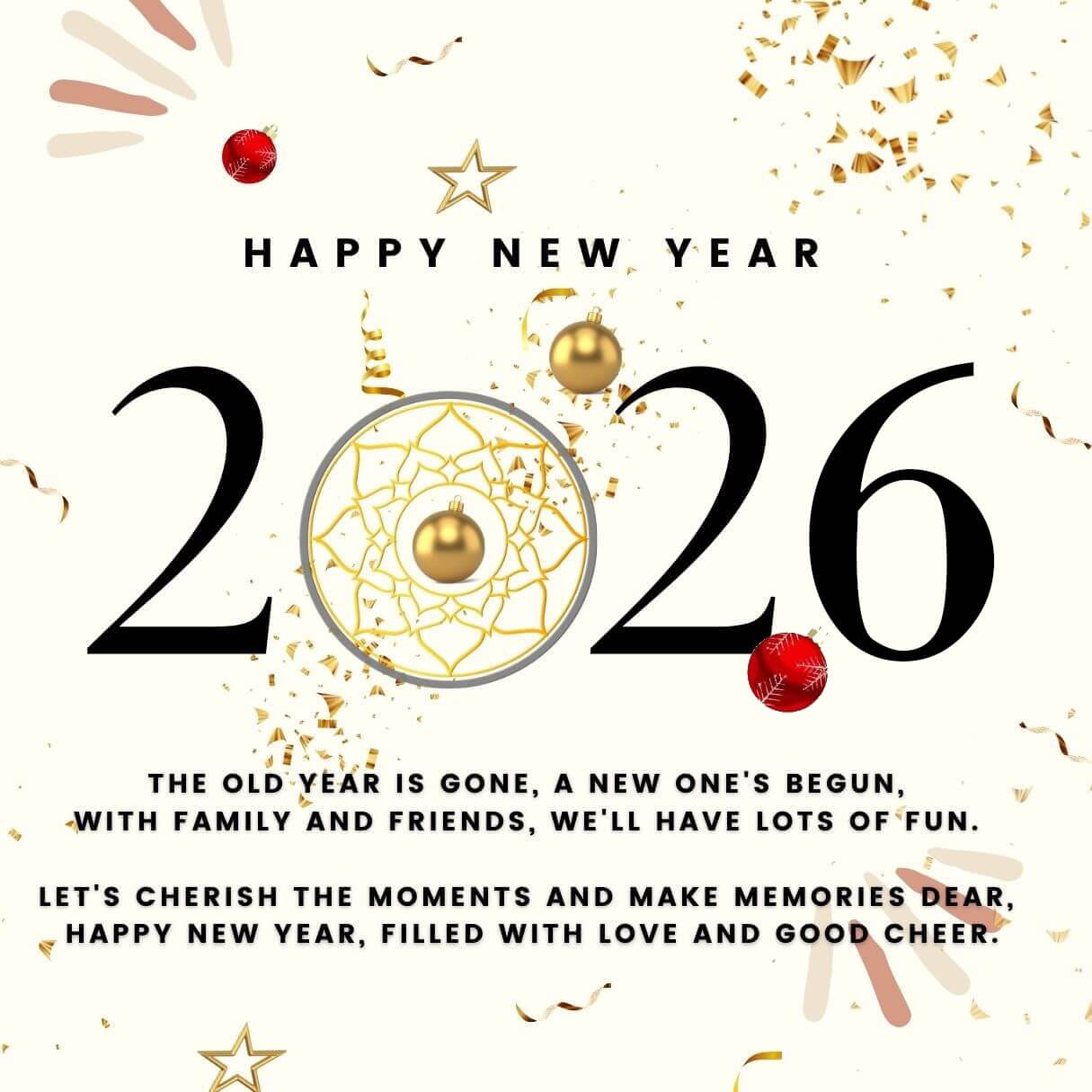 Short New Year 2026 Poems For Friends And Family Status
