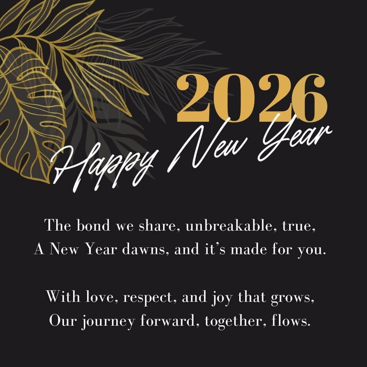 Short New Year Poems For Friends And Family 2026 With Image