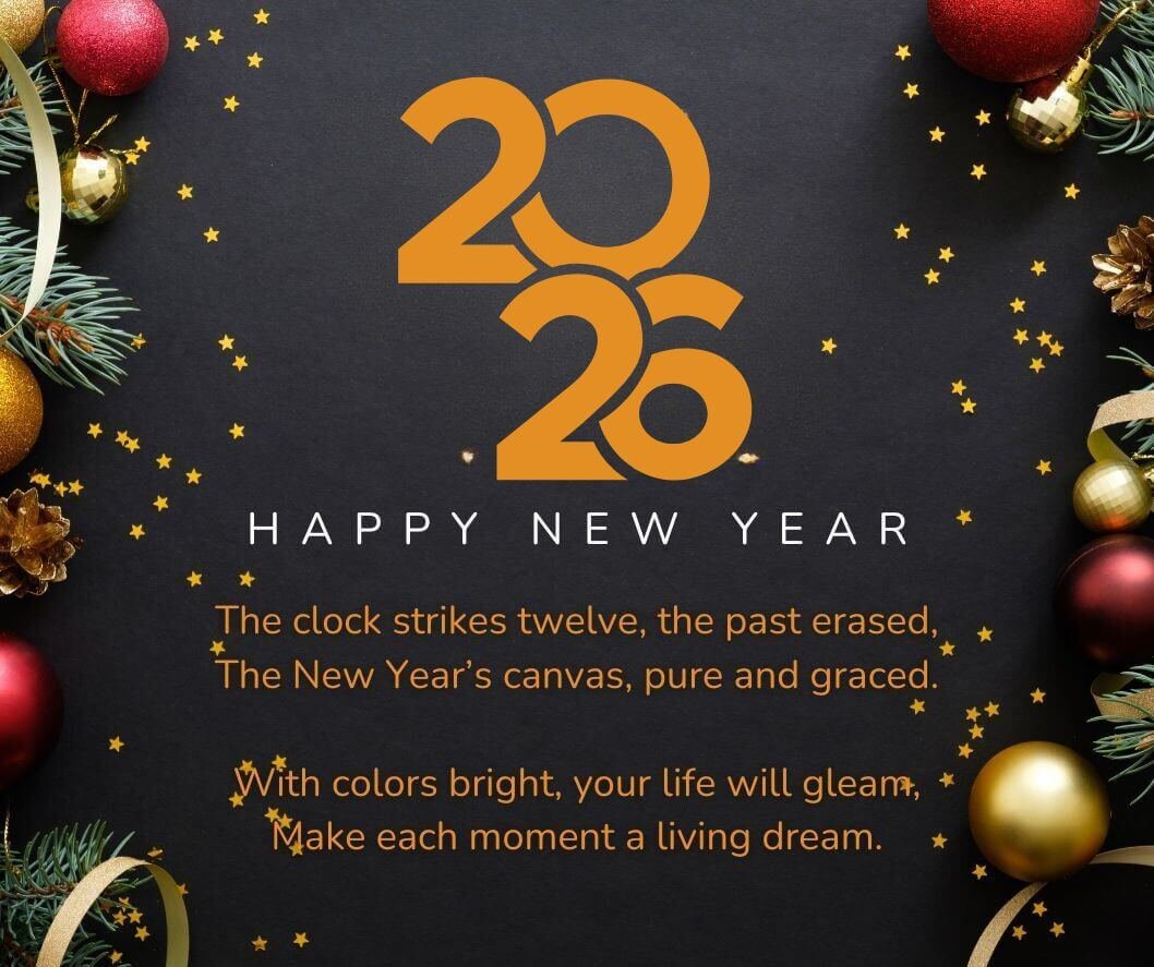 Short Happy New Year Poems For Friends And Family