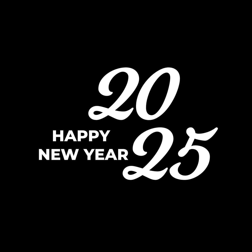 Simple 2025 New Year Background Images Download Free Min
