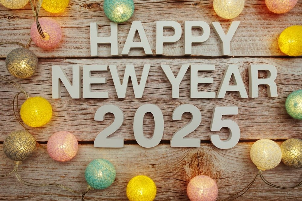 Happy New Year 2025 Hd Simple Image Min