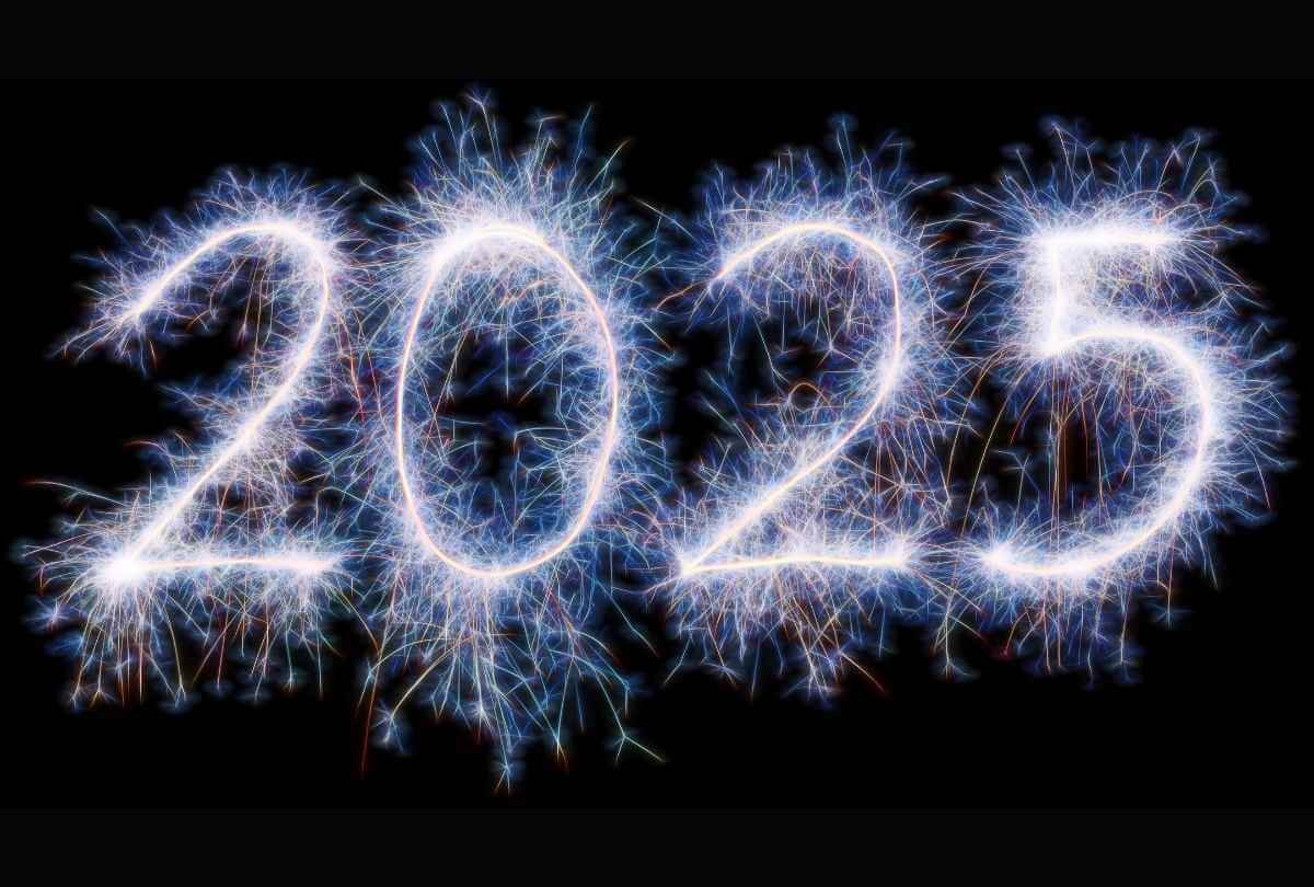Romantic Happy New Year 2025 Background Image Hd