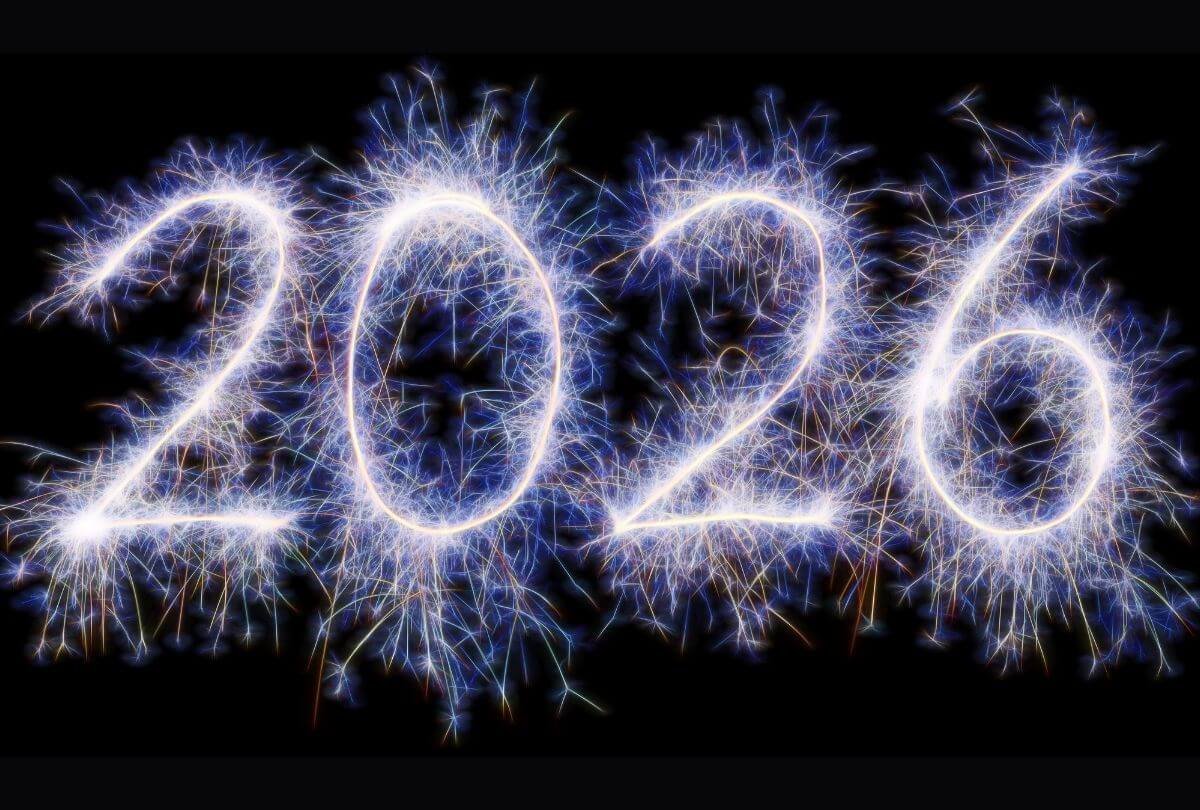 Romantic Happy New Year 2026 Background Image Hd