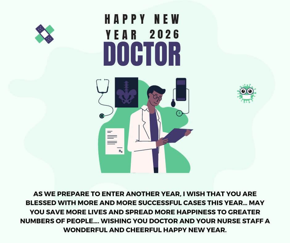 2026 Happy New Year Wishes For Doctors Status
