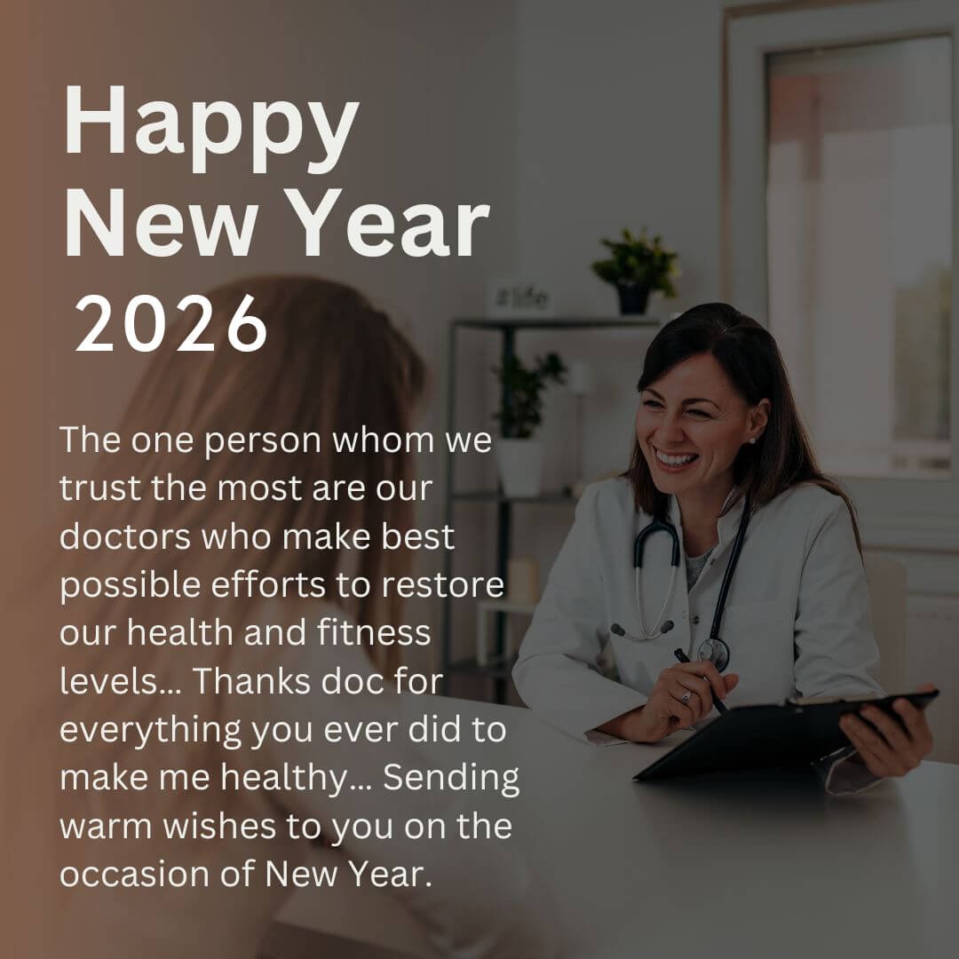 2026 New Year Wishes For Doctors