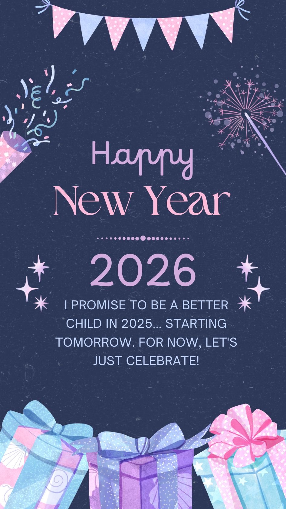 Funny Happy New Year Wishes For My Dear Mom