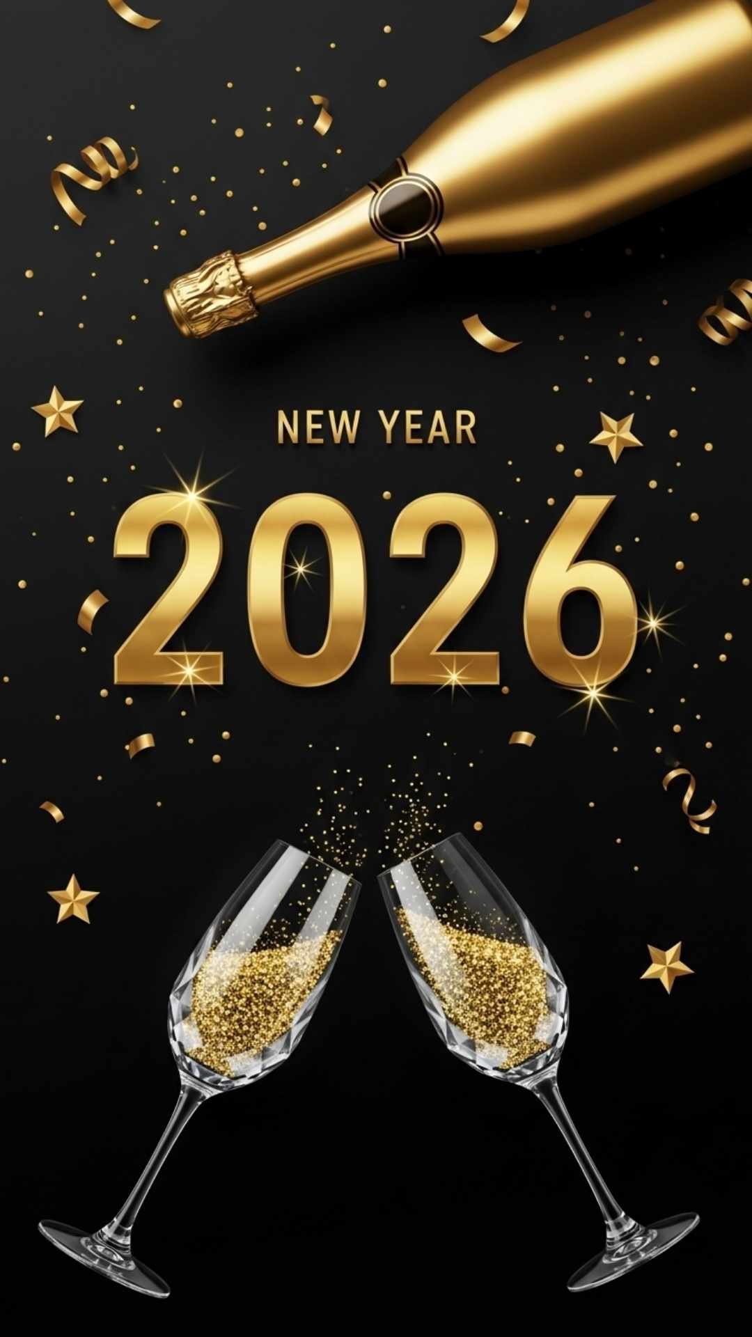 2026 Celebration Happy New Year IPhone Wallpapers
