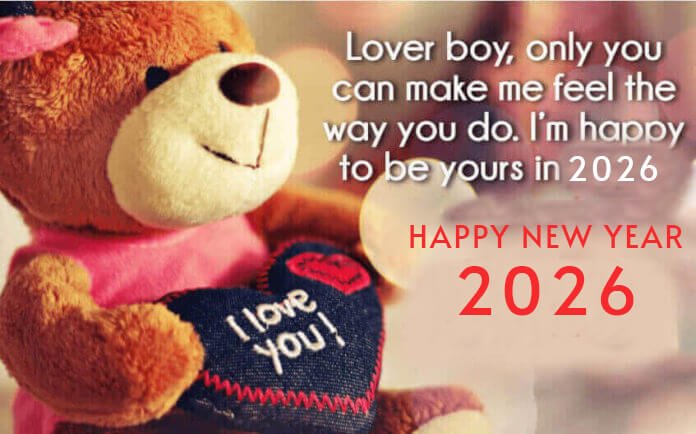 2026 Most Romantic Love Wishes New Year 696x434