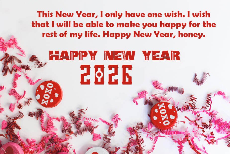 Happy 2026 New Year Wishes For Girlfriend