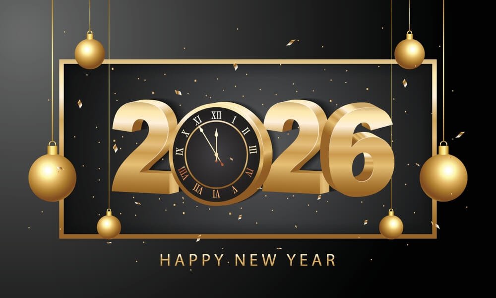 Happy New Year 2026 Banner Image HD