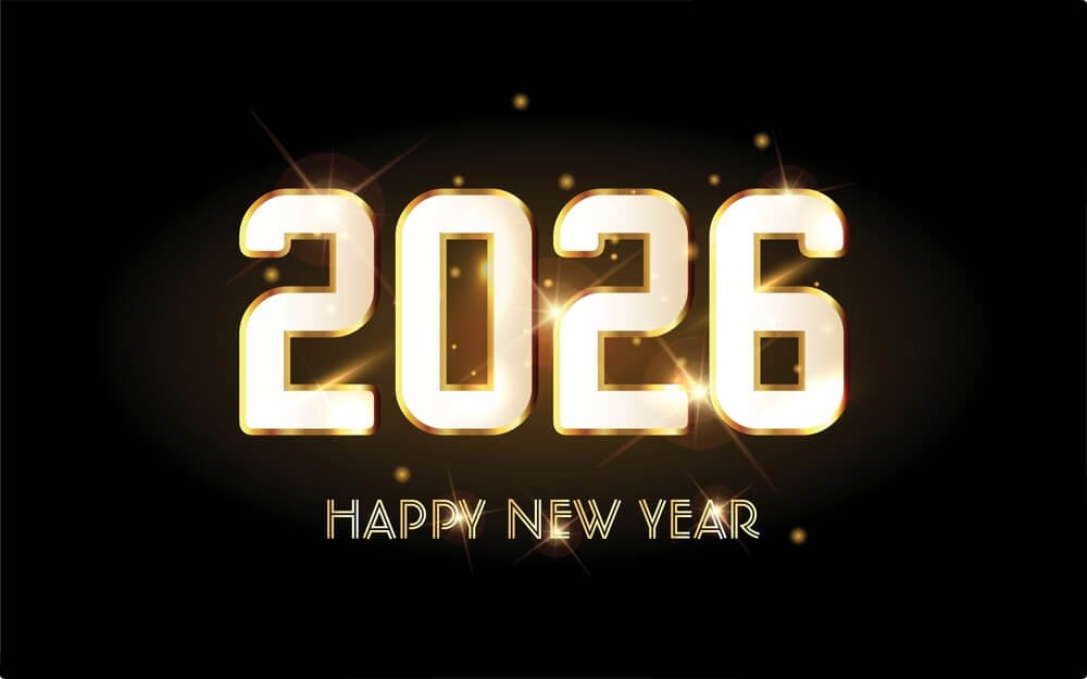 Happy New Year 2026 Wallpaper Desktop Computer