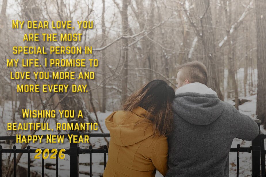 Happy New Year 2026 Wishes For Girlfriend Wife