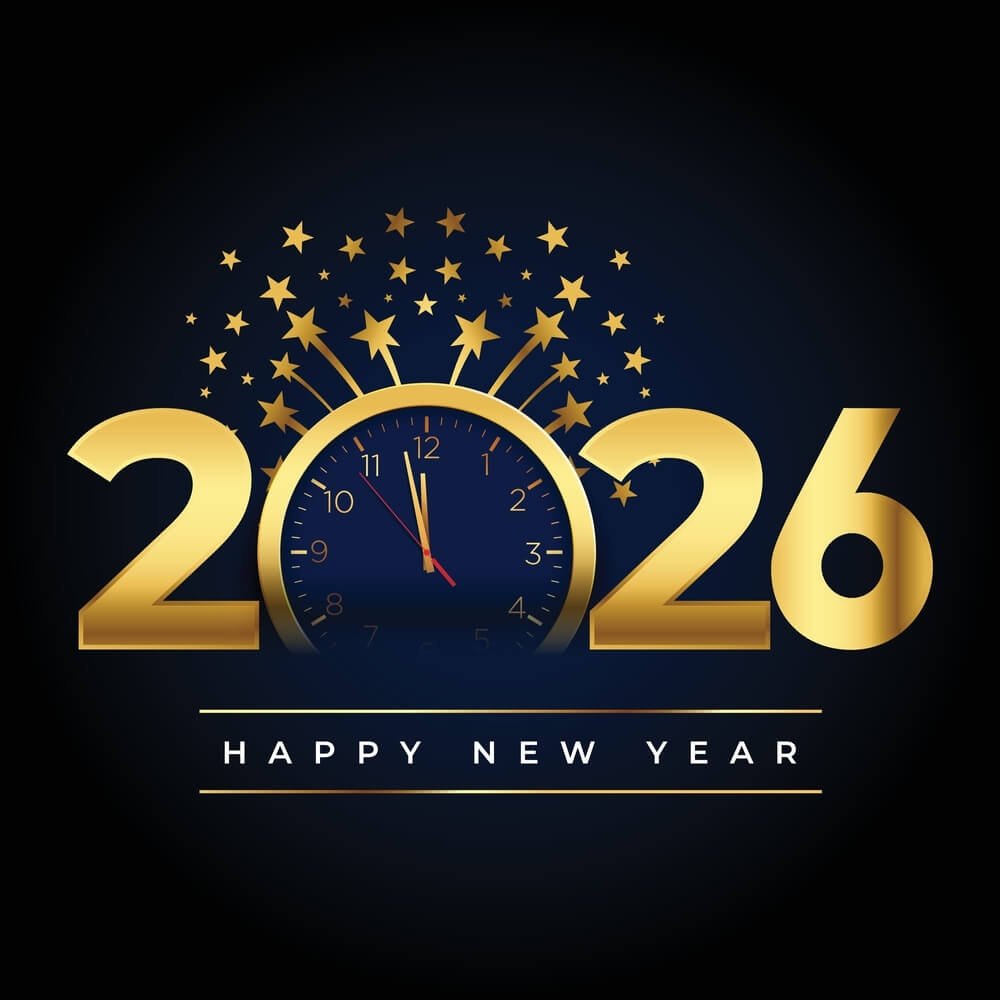 Happy New Year Wallpapers With Wishes For 2026