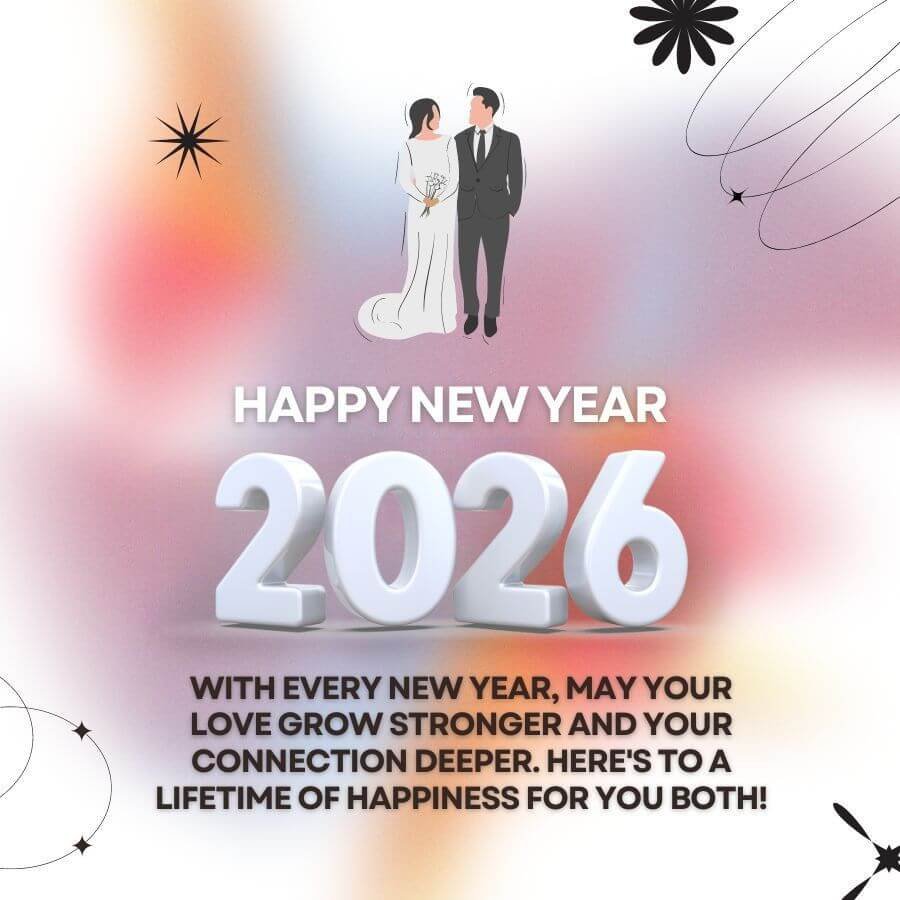 Happy New Year Wishes For Newly Married Couple 2026