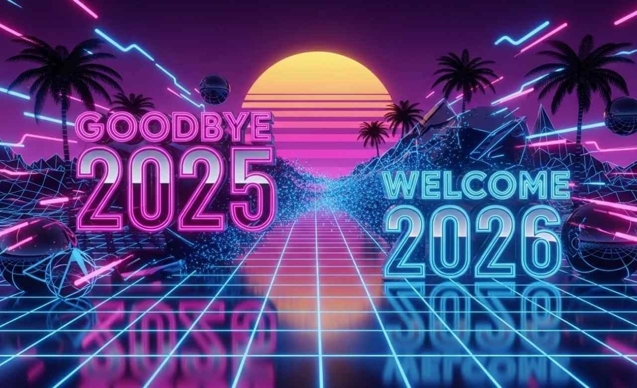 Hello New Year 2026 & Goodbye 2025 Images & Wishes