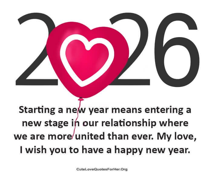Love Wishes For New Year 2026