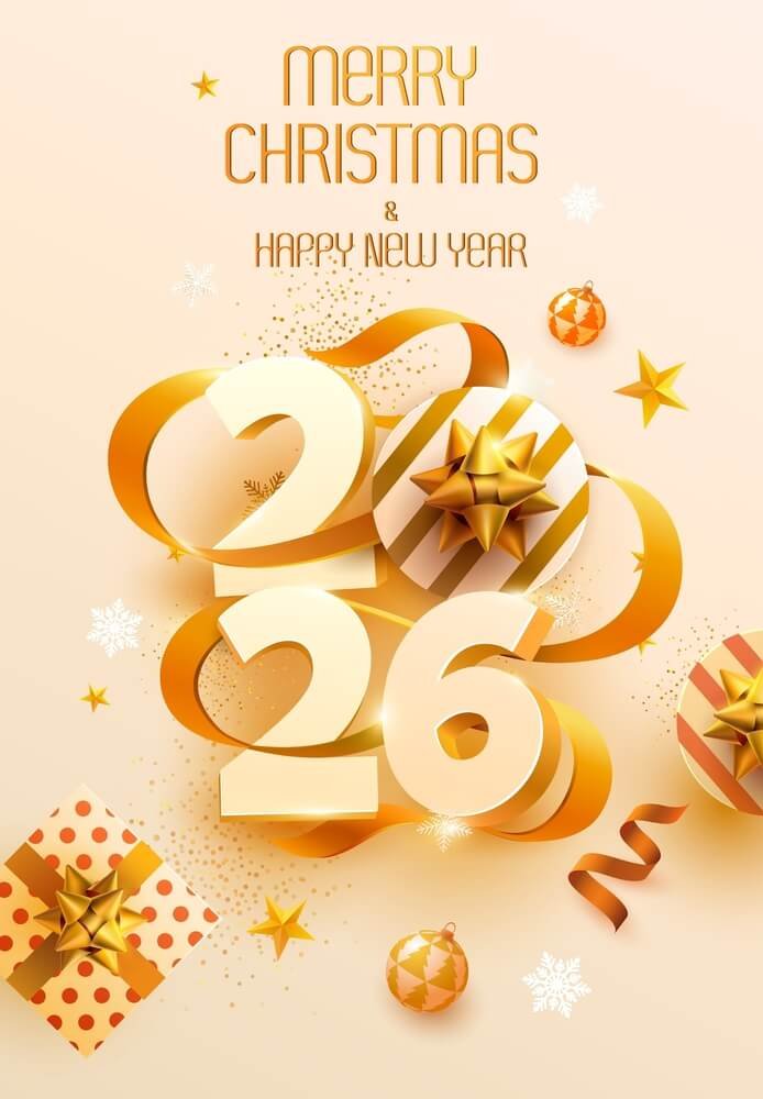 SimeplNew Year 2026 IPhone Wallpapers