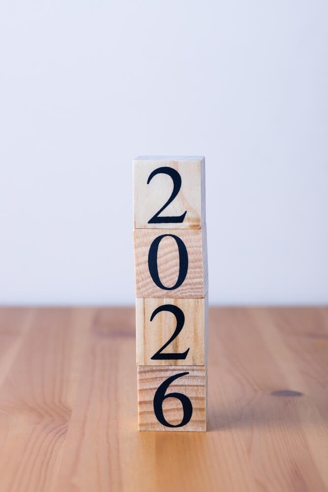 Simple New Year 2026 IPhone Wallpapers