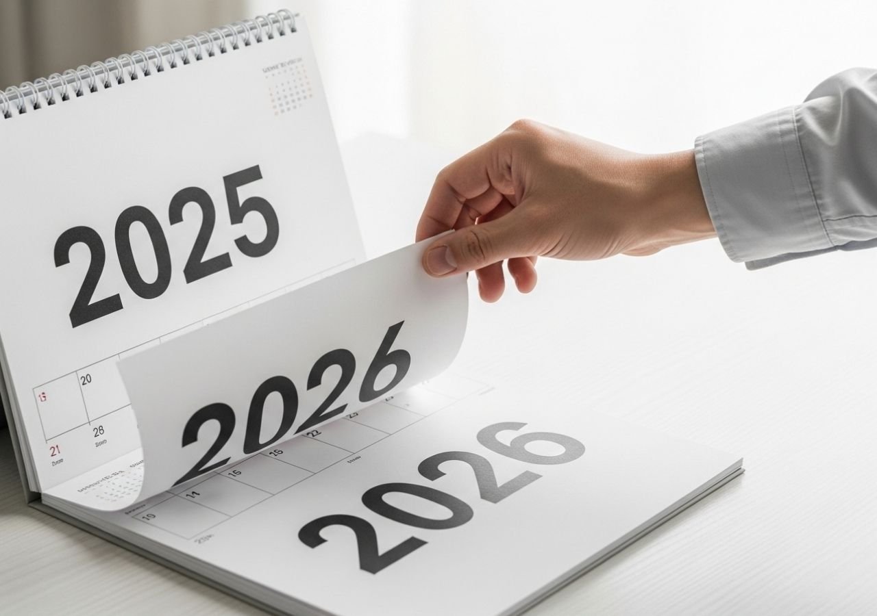 Welcome 2026 Hd Wallpaper Goodbye 2025