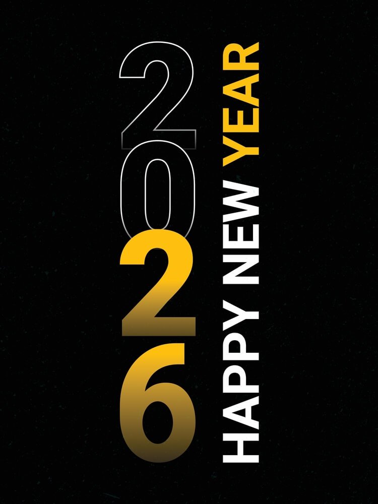 Elegant Happy New Year 2026 IPhone Wallpapers