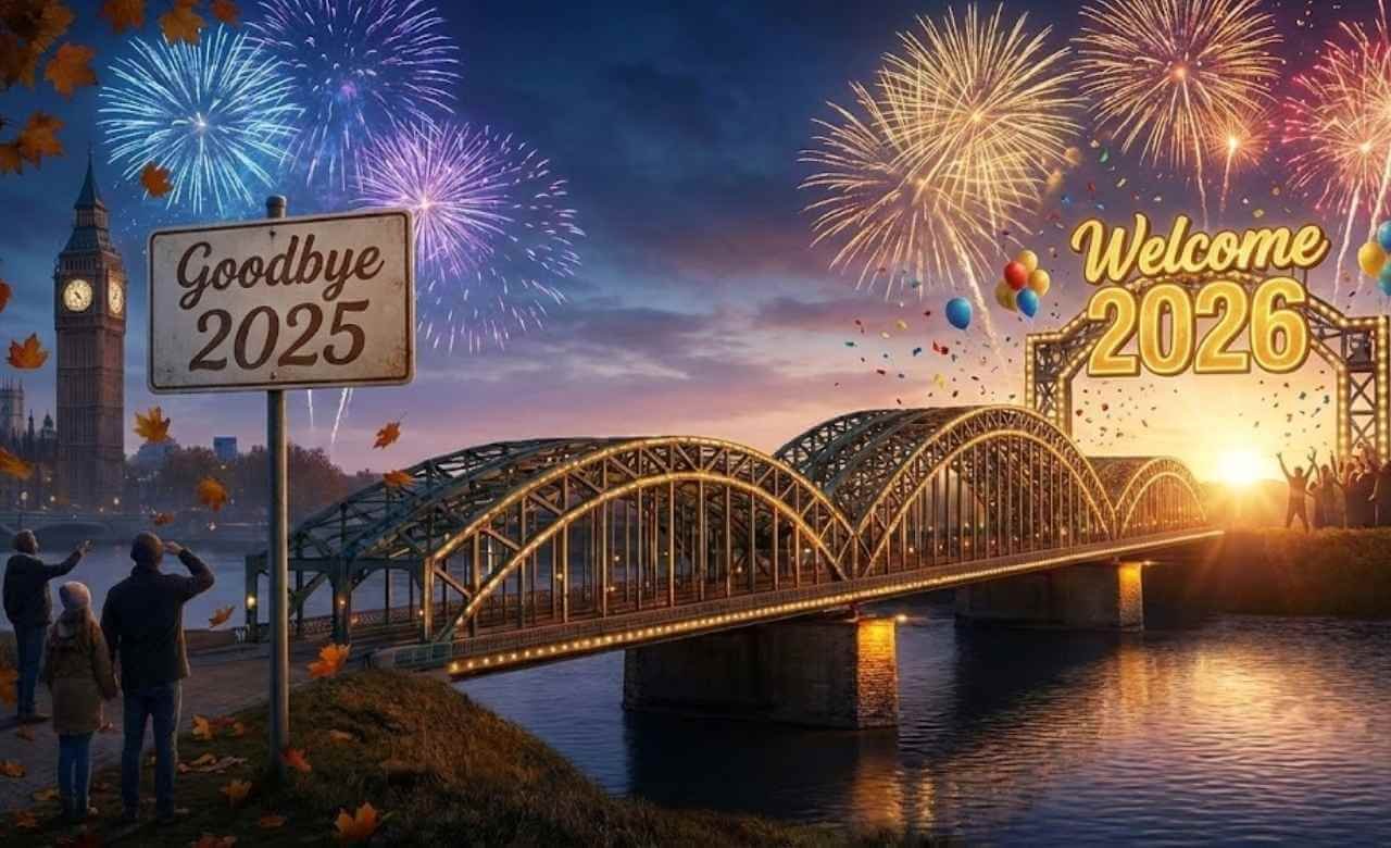 Goodbye 2025 And Welcome 2025 New Year Images
