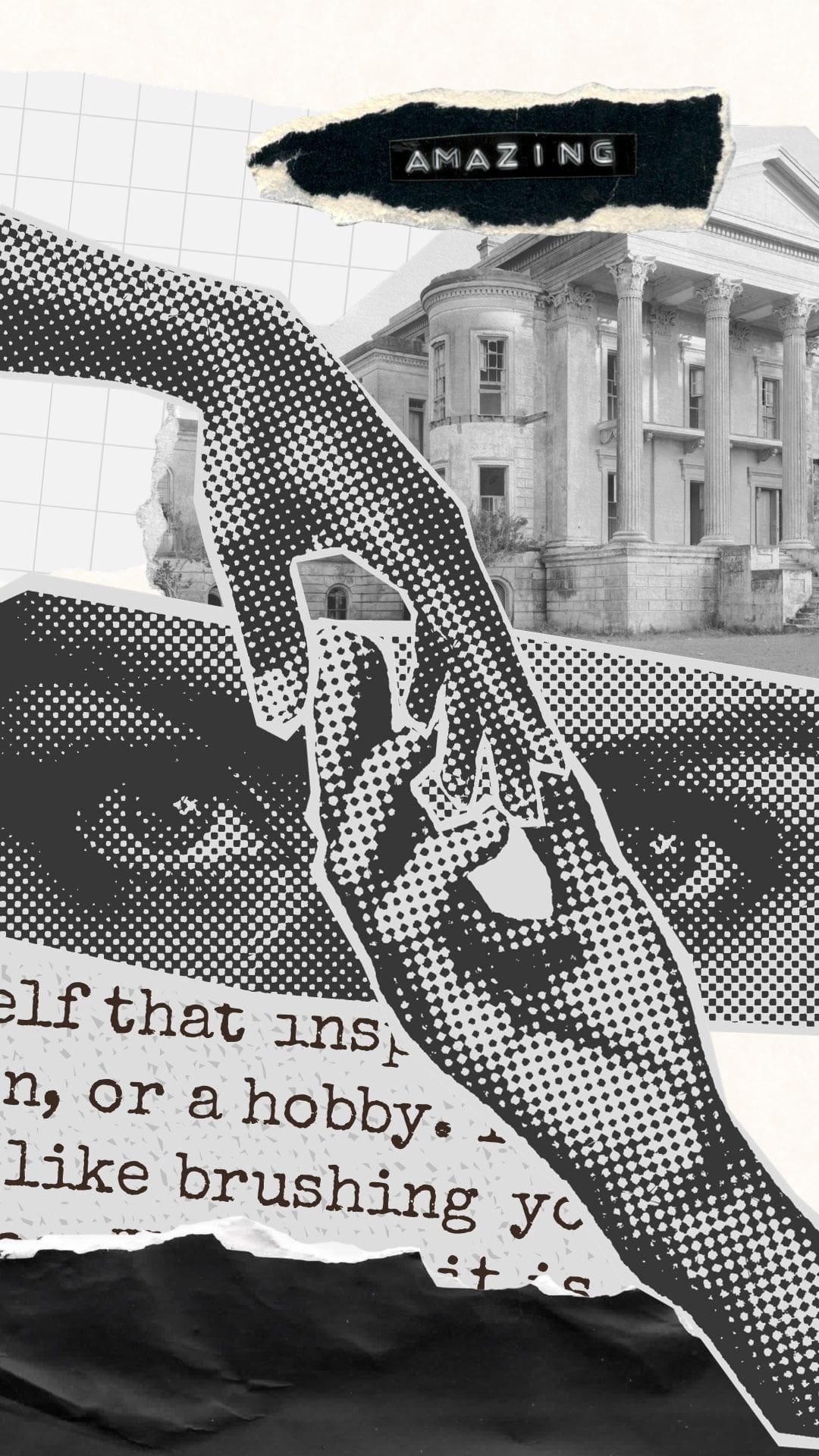 Grey Minimalist City Phone Wallpaper-min
