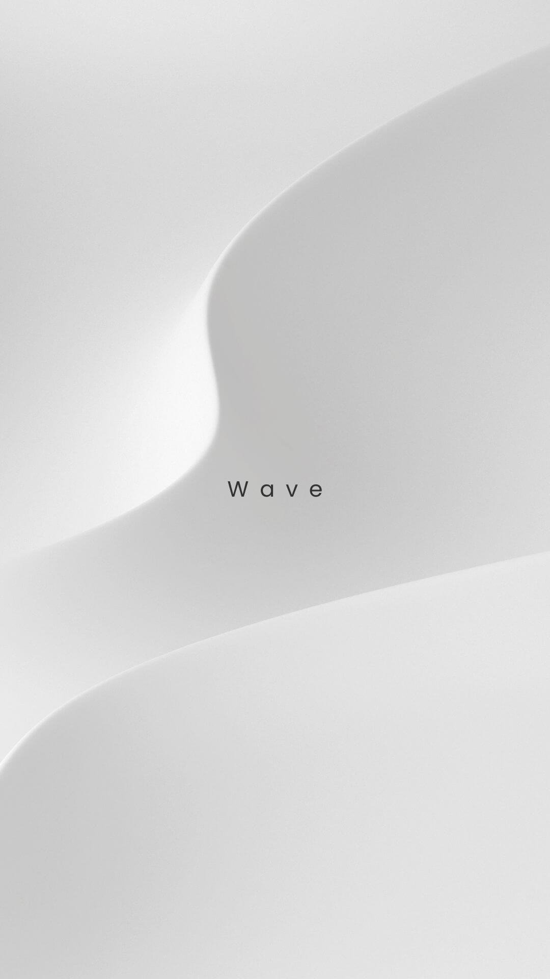 Grey Waves iPhone Wallpaper